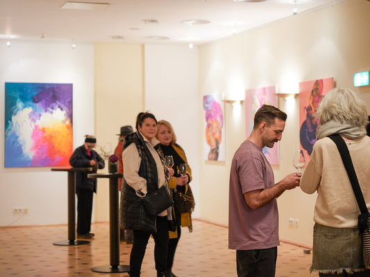 Kunst beim Künstler Hochheim am Main | Kunst und Wein Event im Rhein-Main-Gebiet